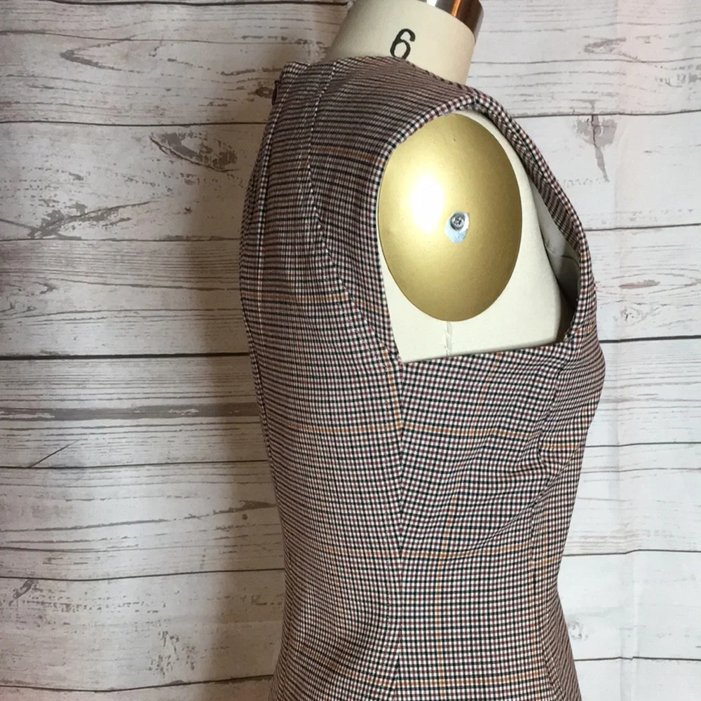 THEORY NWT FINE WOOL PENCIL SHEATH DRESS - Picture 5 of 11